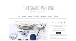 Desktop Screenshot of itallstartedwithpaint.com