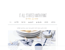 Tablet Screenshot of itallstartedwithpaint.com